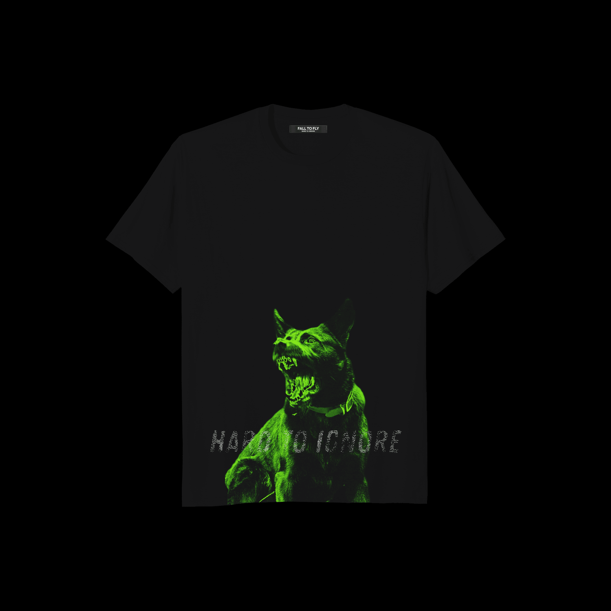 Fall To Fly Green Dog T-shirt - Fall To Fly